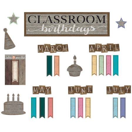 TEACHER CREATED RESOURCES Home Sweet Classroom Classroom Birthday Mini Bulletin Board Set TCR8817